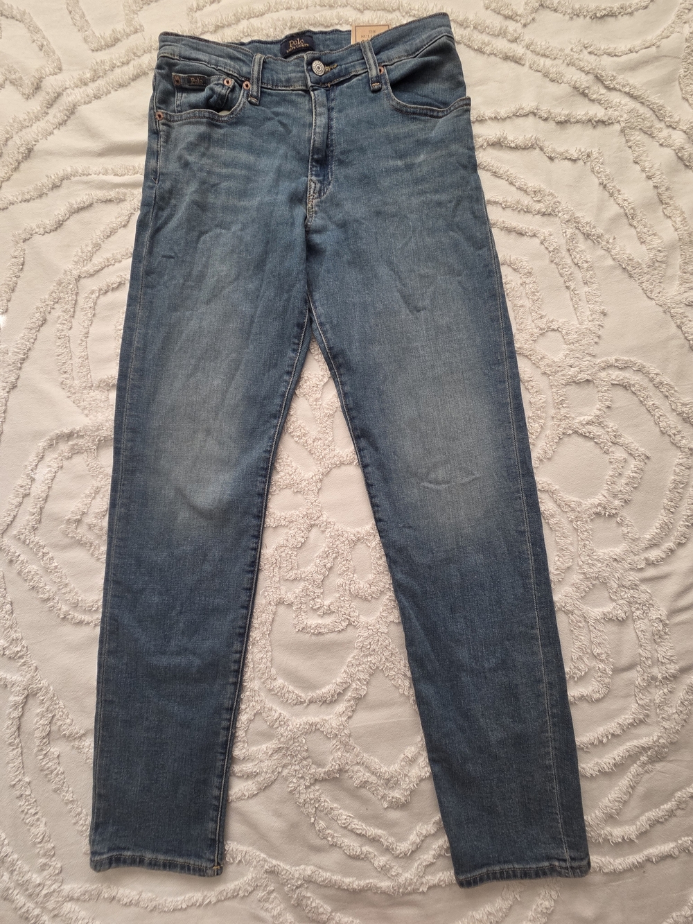 Ralph Lauren Men’s Slim-Straight Medium Blue Jeans